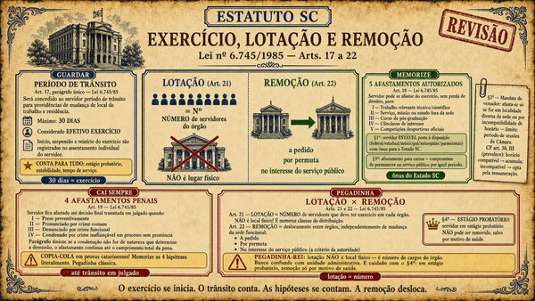 Prévia: Exercício e lotação