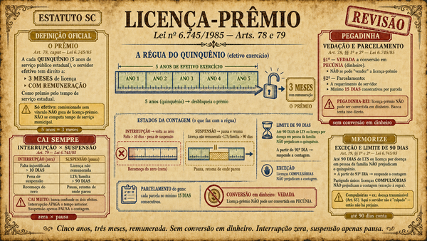 Prévia: Licença-prêmio por assiduidade