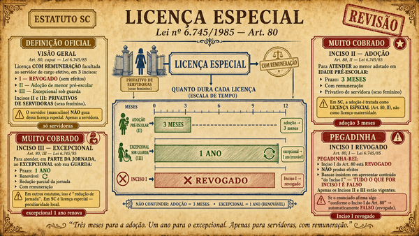Prévia: Licença especial